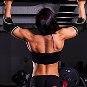 GAF personalizado 7mm neopreno levantamiento de pesas Power Lifting codo soporte de compresión manga para hombres y mujeres - Product Image 4