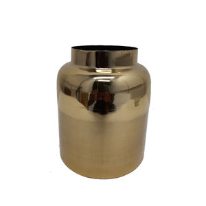 Bougeoir décoratif en aluminium plaqué cuivre de créateur de luxe fait main personnalisé en vrac - Product Image 5