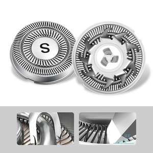 3 Cuchillas de Repuesto para Afeitadora Eléctrica Rotativa, Resistentes al Agua IPX7, para Rostro con Recortador Desplegable - Product Image 6