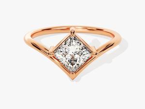 แหวนเพชรโมอิสสำหรับผู้หญิงได้รับการรับรองจากบุคคลที่สามทำด้วยมือสไตล์อินเทรนด์925เงินสเตอร์ลิง - Product Image 2