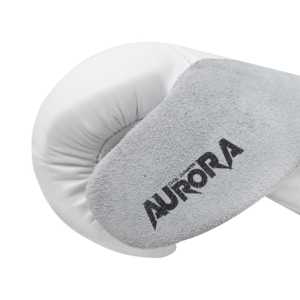 Gants de boxe personnalisés Aurora en cuir PU, équipement d'entraînement avec poignets lacés, logo personnalisé en PVC pour le sport - Product Image 6