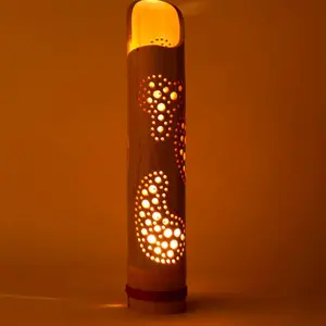 Lampes suspendues en rotin/bambou faites à la main rétro de l'exportateur du Viet Nam - Product Image 1