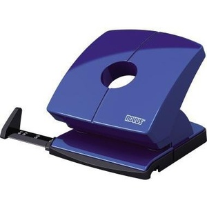 NOVUS B 230 เครื่องเจาะกระดาษสีน้ำเงิน ขนาด 8 ซม. ความจุ 30 แผ่น (80 กรัม/ตร.ม.) พร้อมรางนำ - Product Image 1