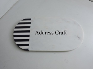 Tabla de cortar de queso de Venta caliente, logotipo personalizado, bloques de cortar de mármol y resina, utensilios de cocina, nuevo estilo, plato de tabla de queso de mármol - Product Image 2