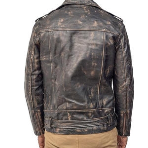 Veste en cuir pour homme, vente chaude, nouvelle mode, veste en cuir d'hiver pour homme, veste en cuir coupe-vent - Product Image 5