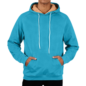 Fashion Regular Fit Quick Dry Breathable Cotton <b>Blended</b> Men Fleece Hoodies Streetwear Men's Lightweight Hoodies - Product Image 3