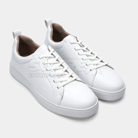 Vente en gros de baskets décontractées pour hommes en cuir de vache véritable, à lacets, légères, respirantes, confortables, chaussures de sport tendance pour toutes les saisons