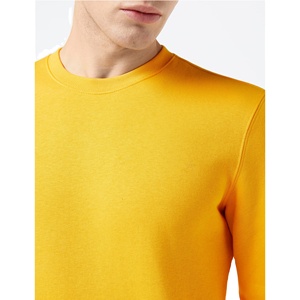 Sudadera de Algodón 100% con Logo personalizado para hombre, ropa de calle masculina de cuello redondo, suelta y transpirable - Product Image 6