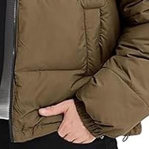 Men's Lightweight Water-Resistant Coated <b>Packable</b> Hooded Quilted Puffer <b>Jacket</b> with Camouflage made by Dress Sports - Product Image 2