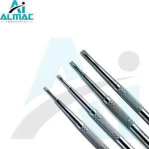 ALMAC Original Dental Ridge Split Chisel alemán de acero inoxidable Preparación de implantes dentales y cirugía ósea 4 piezas Set - Product Image 5