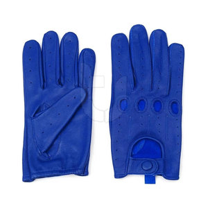 Gants de conduite d'hiver en cuir de vachette véritable personnalisables, de haute qualité, doux, confortables, coupe-vent et antidérapants pour la conduite - Product Image 2