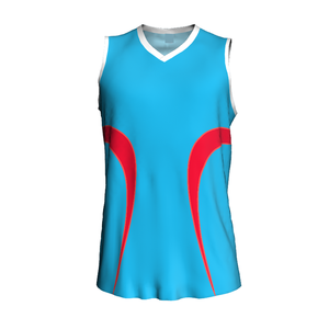 Camiseta de Baloncesto Sublimada Personalizada, Cuello en V, Sin Mangas, Poliéster Transpirable, Uniforme de Equipo Unisex para Adultos - Product Image 1