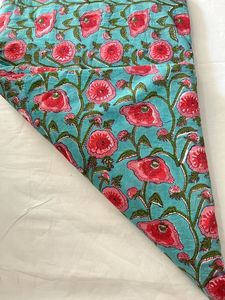 ชุดเดรสผ้าฝ้ายออร์แกนิคสำหรับฤดูร้อนงานถักไหมพรมพิมพ์ลายดอกไม้งานหัตถกรรมแบบหลวม - Product Image 4