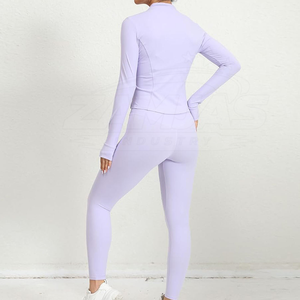 Vêtements de sport en gros pour femmes : Ensemble 3 pièces de yoga, leggings d'entraînement, soutien-gorge de sport et haut de fitness - Product Image 2