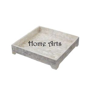 Plateau à chocolats en bois de conception nouvelle, plateau de service rectangulaire fait à la main pour aliments, à prix abordable - Product Image 6