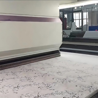 Encre active 32 têtes d'impression haute précision 2300 m²/h couleur Textile ceinture imprimante tissu motif machine d'impression
