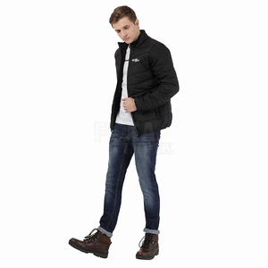 Chaqueta acolchada de invierno de manga larga personalizada para hombre 2024, bordado de logotipo con cuello levantado para calidez de marca, servicio OEM disponible - Product Image 4