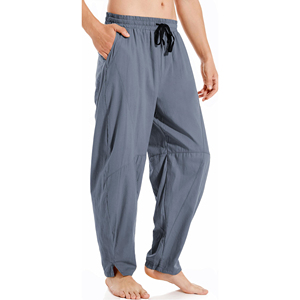 Pantalon de poche tricoté écologique pour hommes avec taille élastique à séchage rapide respirant coupe-vent anti-boulochage brodé Design - Product Image 3