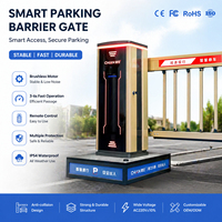 Barrière de sécurité automatique à bras articulé pour parking avec moteur sans balais