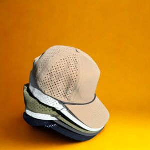 Casquette de golf structurée à 5 panneaux et à bord semi-incurvé avec logo personnalisé Casquette de baseball sportive en corde imperméable et respirante avec trou découpé au laser Image - Product Image 5