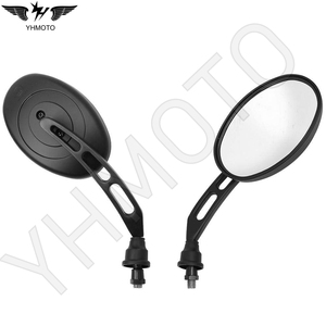 Yhmoto Heavy Duty <strong>Rear</strong> <strong>View</strong> <strong>Mirror</strong> for Most Motorcycles Scooters Universal Fit 10mm Standard Thread Compatible Harley Other
