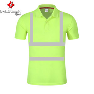 High Visibility Safety Building Shirt High Visibility <b>Polo</b> Shirt Cheap Safety Reflective T-shirt Reflective Clothing - Product Image 5