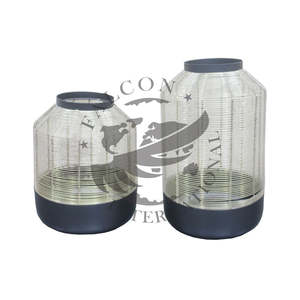 Nouveau design tendance, bougeoir en fil de fer métallique pour décoration intérieure/extérieure, mariage et Noël, fait à la main, durable - Product Image 6