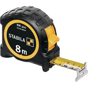 ตลับเมตรพกพา Easy-Clip STABILA รุ่น BM 300 ความยาว 8 เมตร กว้าง 27 มม. วัสดุ PC-ABS/TPE EC II - Product Image 1