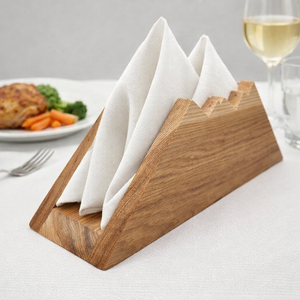 Wooden napkin holder Table napkin holder Wooden <b>tissue</b> holder Napkin stand wooden Dining table napkin holder - Product Image 1