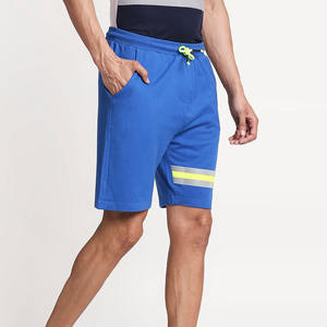 กางเกงขาสั้นลำลองสำหรับผู้ชายสีพื้น - Product Image 6