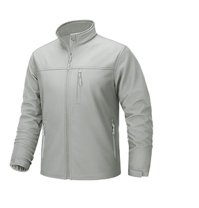 Chaqueta Ligera de Softshell para Hombre, Forrada de Polar, Impermeable, Táctica, con Cierre, Cortavientos, Informal, para Invierno - Product Image 6
