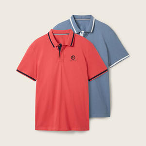 Vente en gros sur mesure T-shirts unisexes personnalisés pour les polos avec col à rayures respirantes T-shirts pour hommes de grande taille au design unisexe prix chaud - Product Image 4