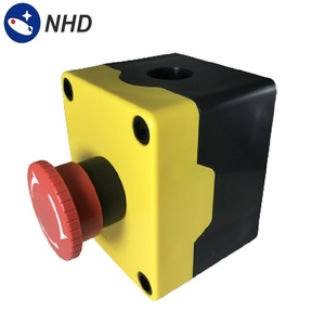 Estación de control de color amarillo más E. De la estación de control de la NB22-C1Y Botón pulsador de parada - Product Image 4