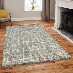 Alfombra de lana bordada de seda de Color sólido de pila media de calidad superior diseño tibetano moderno sala de estar decoración de Hotel apto para mascotas - Product Image 6