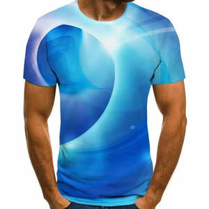 Venta al por mayor 2024 Camisetas para hombres Gráficos personalizados Manga corta Poliéster Cuello redondo Algodón suave Sensación Plain Blanks para sublimación - Product Image 5