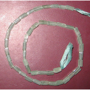 Cuentas de Gemas de Anturina Verde en Forma de Tubo Cuadrado, Cuarzo Natural Peridoto con Corte Esmeralda Pulido, Zirconia Cúbica Sintética, Esmeralda Sintética en Forma de Estrella - Product Image 1