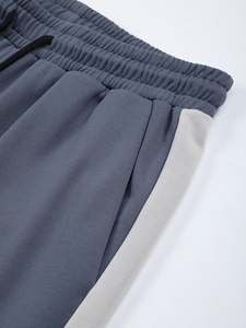 ชุดวอร์มพิมพ์ลายคัลเลอร์บล็อกสำหรับผู้ชายชุดวิ่งจ๊อกกิ้งพิมพ์ลายสีล้วนสำหรับปรับแต่งได้ - Product Image 5