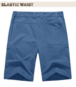 กางเกงขาสั้นคาร์โก้สำหรับผู้ชายกลางแจ้งกางเกงปีนเขาแบบลำลองแห้งเร็วกางเกงวิ่งแนวสตรีทสำหรับฤดูร้อน - Product Image 2