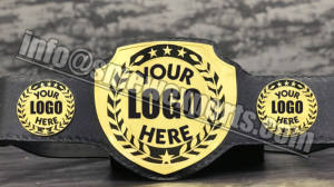 Meilleure vente Ensemble de ceintures de lutte personnalisées Championship Pro Compagnon à sangle en cuir durable pour grappling karaté judo samouraï - Product Image 2