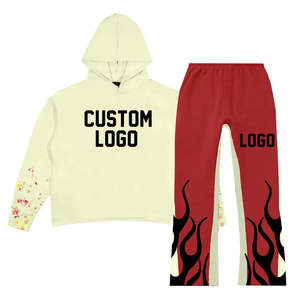 ชุดวอร์มเข้ารูปสำหรับผู้ชายชุดฝึกวิ่งชุดวอร์มผ้าฟลีซผ้าเกล็ดปลา - Product Image 4