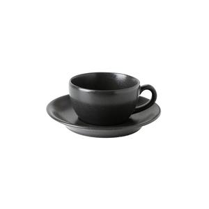 Minimally Designed 207cc Black Tea <b>Cup</b> <b>Set</b> with Saucer for 2 04ALM001518 Season Ceramic 2-Person <b>Set</b> - Product Image 2