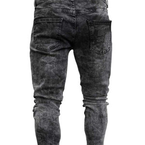 Jeans de Mezclilla Ecológicos para Hombre, Corte de Campana, Cintura Alta, Lavado Snow Wash, Precio Bajo, Alta Calidad / Nueva Llegada, Modernos y Elegantes - Product Image 3