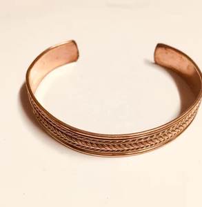 สร้อยข้อมือทองแดงแท้โบราณคุณภาพสูงโซ่แฟนซีขายดีงานหัตถกรรมโลหะแฮนด์เมดสำหรับผู้หญิงขายส่ง - Product Image 6