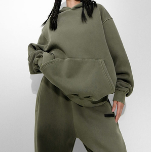 ชุดวอร์มทรงถุงสำหรับผู้หญิงชุดวอร์ม2ชิ้นโอเวอร์ไซส์โอเวอร์ไซส์สำหรับผู้หญิง - Product Image 4