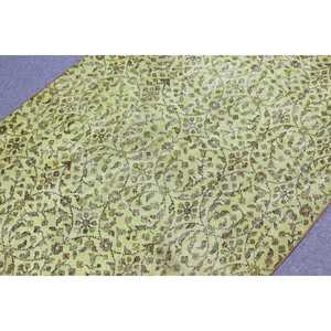 Tapis vintage 3,6 x 6,7 pieds, tapis turc oriental vert en laine - Product Image 5