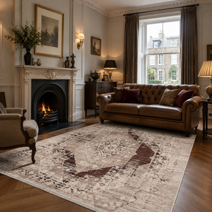 Tapis lavable tribal RW7010 Sumak Walnut de Rug Weavers, chenille lavable, 10 tailles, vente en gros et dropshipping - Product Image 3