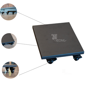 Plataforma de metal de cuatro ruedas de alta calidad, estructura de plataforma de uso general Dolly, fábrica OEM en Vietnam - Product Image 2