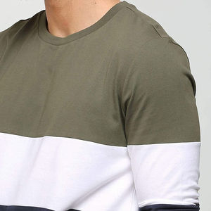 Camisetas de Manga Larga para Hombre, Cuello Redondo, Tejido de Punto, con Pedrería, Ajuste Regular, Ecológicas, de Secado Rápido - Product Image 3