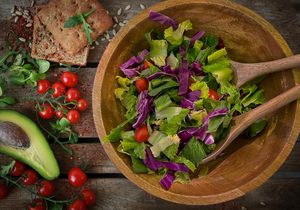 Fairwood Way ensemble de saladiers en bois de manguier rustique 15 pouces extra large bol en bois avec serveurs pour les mariages - Product Image 6