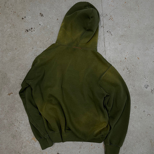 Sudadera con Capucha Extra Grande Personalizada para Hombre, Estilo Urbano, Lavado Ácido, Desgastada, Bordada, 100% Algodón - Product Image 2
